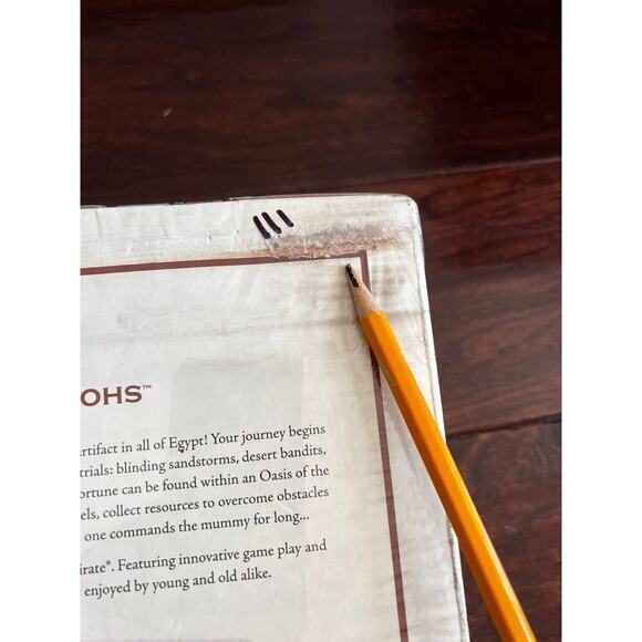 VALLEY OF THE PHARAOHS FRONT PORCH GAMES NEW VINTAGE BOOKSHELF WOOD BOX EDITION - Picture 7 of 8